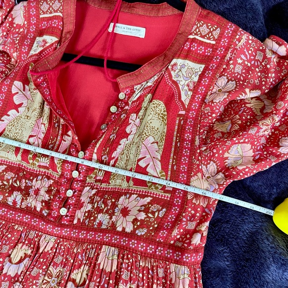 🦄 SPELL Poinciana Gown in Red 🦄 - Picture 12 of 15